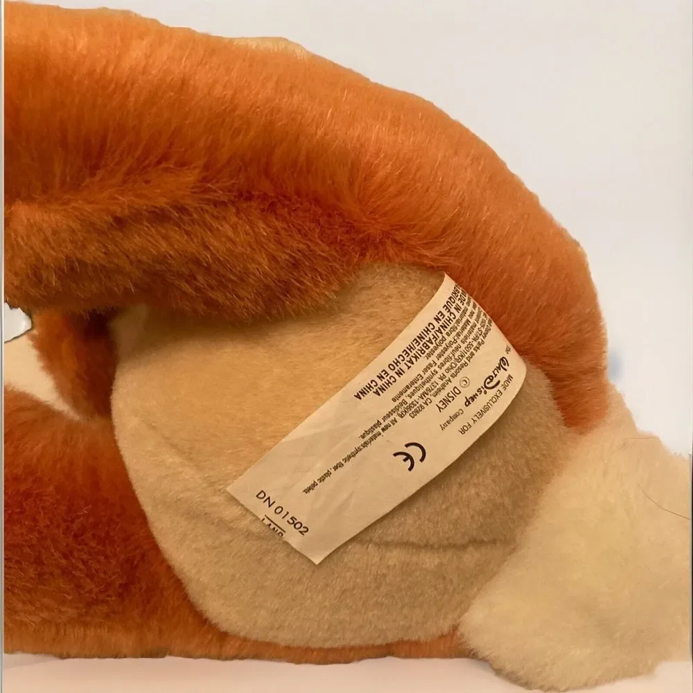 DISNEY Chip And Dale DALE Chipmunk Holding Flowers Plush Stuffed Toy New W/ Tags